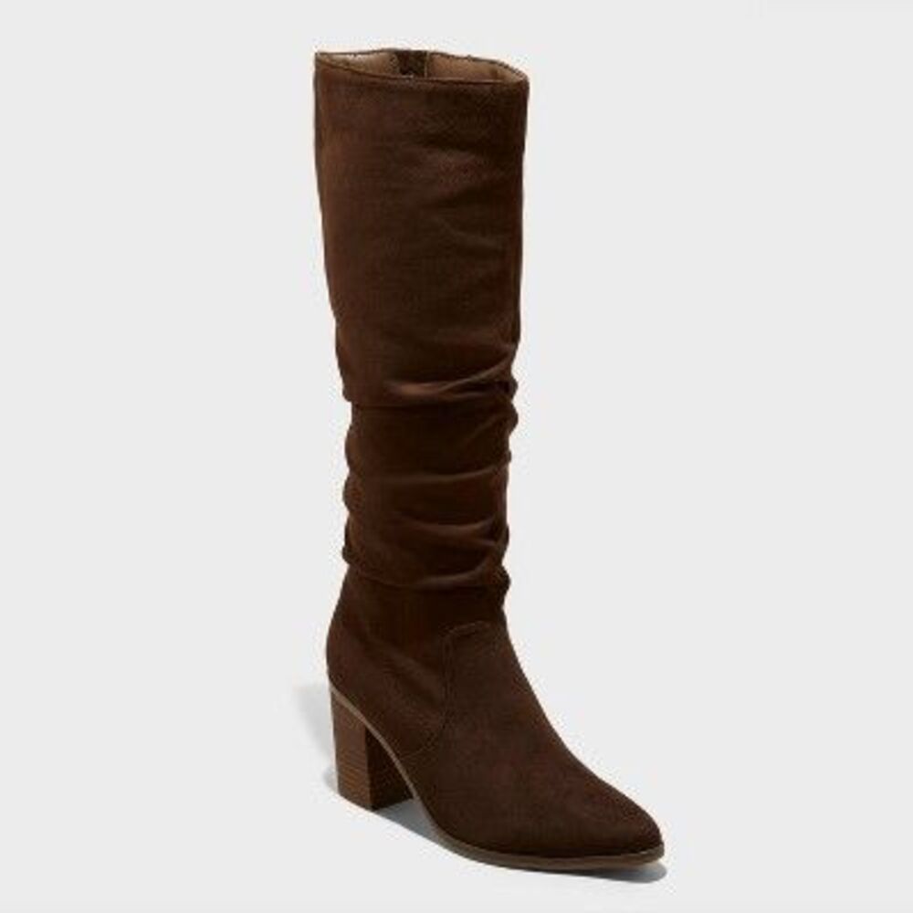 Universal Thread - Women's Junie Tall Boots - Universal Thread Brown  Brown